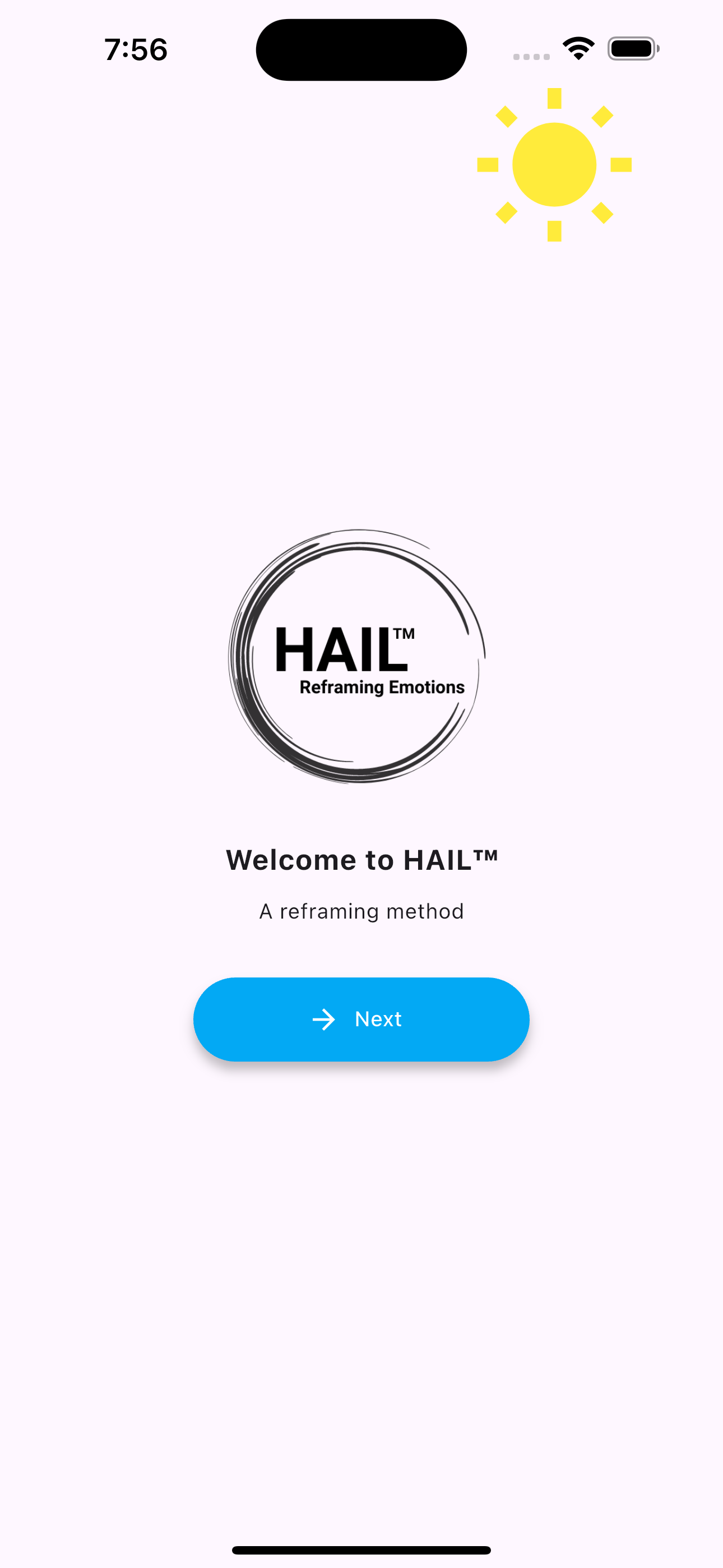 HAIL App Screenshot